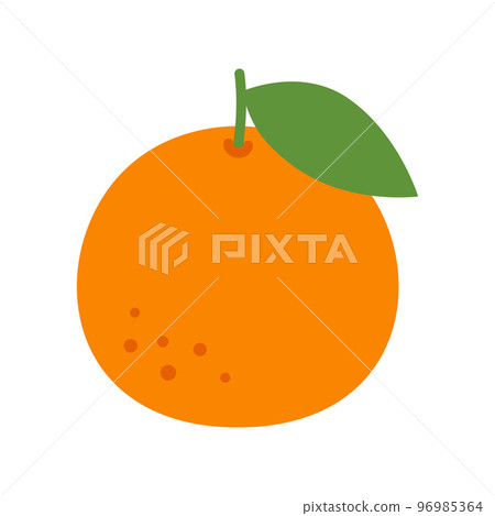 Orange fruit with green leaf. Tangerine. Citrus fruit. Orange fruit with green leaf. Tangerine. Citrus fruit. 96985364