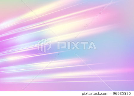 Rainbow prism flare lens realistic effect. Vector illustration of light refraction texture 96985550