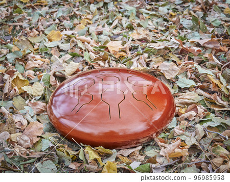 red steel tongue drum 96985958