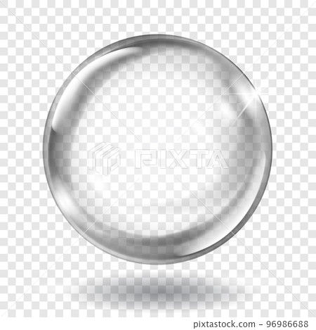 Transparent gray sphere Transparent gray sphere 96986688
