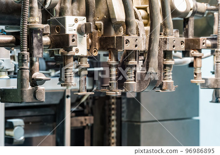 A printing houses. Offset printing machine. Printing equipment. Printing of packages. 96986895