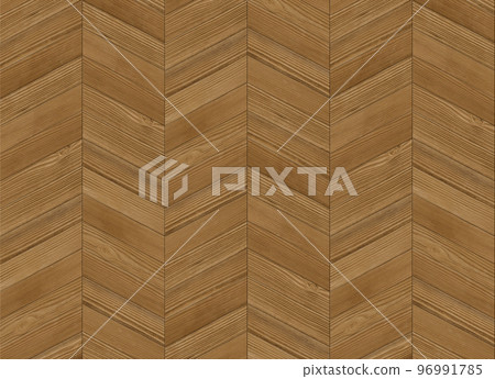 Wood pattern on the walls and floor, medium oak French herringbone Wood pattern on the walls and floor, medium oak French herringbone 96991785