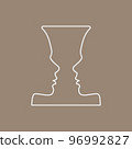 Psychotherapy and psychology line icon set. Simple 96992827