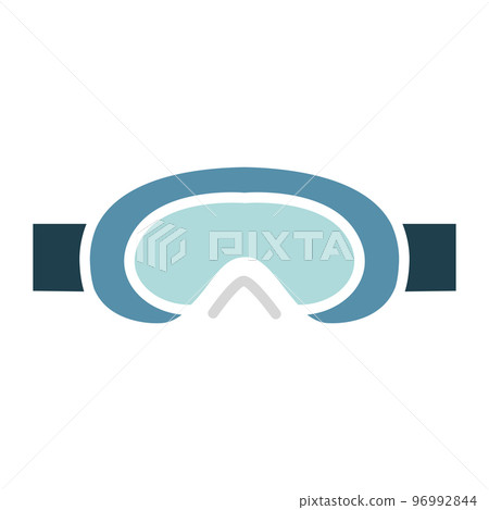 Isolated colored sky glasses icon Vector 96992844