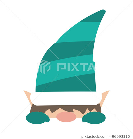 Isolated cute christmas elf character Vector 96993310
