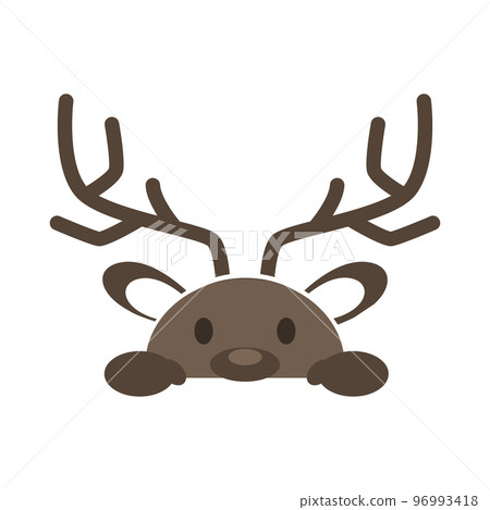 Isolated cute deer character avatar Vector 96993418