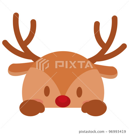 Isolated cute deer character avatar Vector Isolated cute deer character avatar Vector 96993419