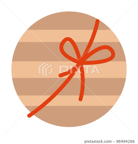 Isolated wrapped christmas ball icon Vector Isolated wrapped christmas ball icon Vector 96994266