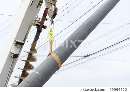 Electric pole relocation work 96994510