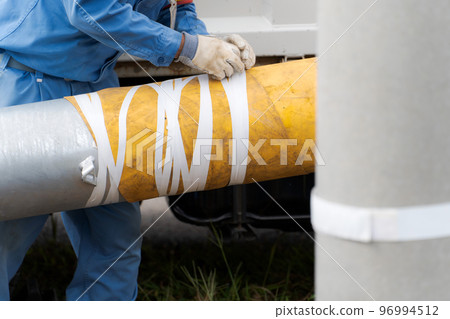Electric pole relocation work Electric pole relocation work 96994512