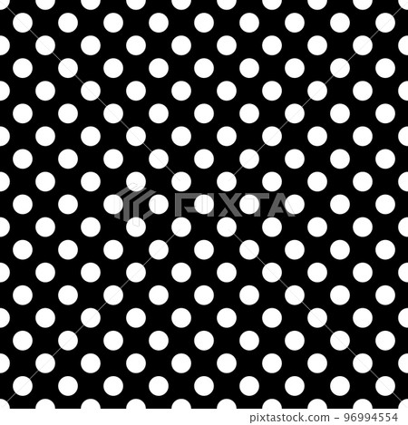 Seamless Abstract Pattern With Black Spots Fabric Textile For