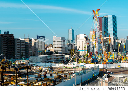 Tokyo redevelopment Development work around Takanawa Gateway Station towards Mita 2022.11 a-3 Light tone 96995553