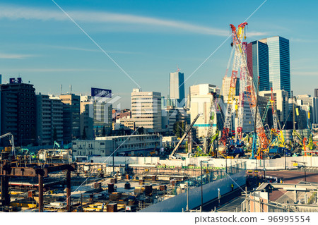 東京再開發 圍繞高輪門戶站三田方向的開發工作 2022.11 a-4 添加暖色調 96995554