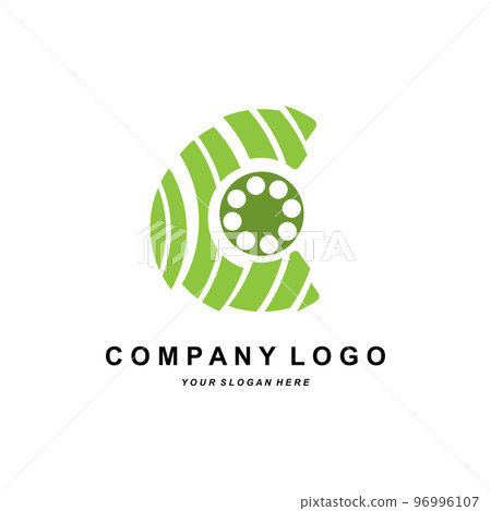 Letter C logo, Vector icon Alphabet, illustration of Company Brand Design, screen printing, sticker Letter C logo, Vector icon Alphabet, illustration of Company Brand Design, screen printing, sticker 96996107