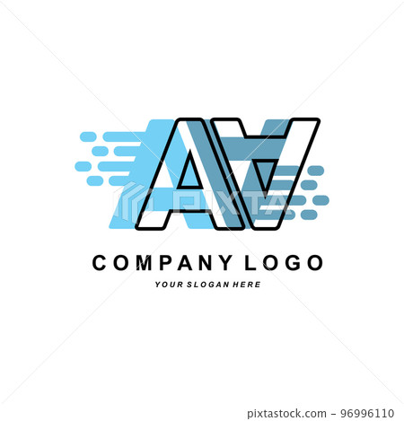 Letter A Logo, Vector icon Alphabet, Initials Company Brand Design illustration 96996110