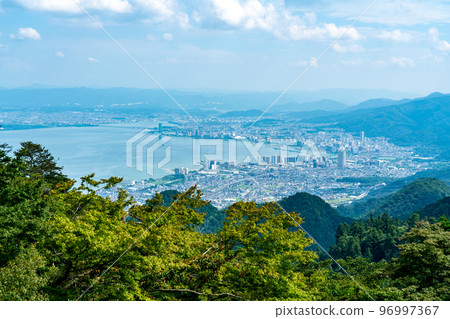 View of Otsu City seen from Cable Enryakuji Station 3 Otsu City, Shiga Prefecture 96997367