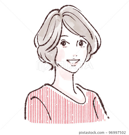 女性插畫素材 96997502