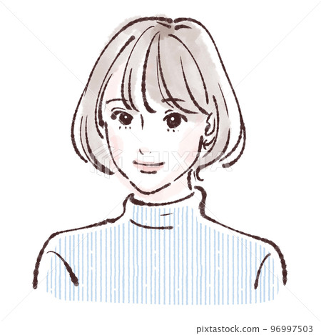 女性插畫素材 96997503