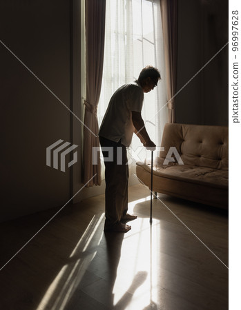 Older man that having Sarcopenia or muscle loss. Sarcopenia is a degenerative disease of the muscle usually caused by the natural consequence of aging. Older man that having Sarcopenia or muscle loss. Sarcopenia is a degenerative disease of the muscle usually caused by the natural consequence of aging. 96997628