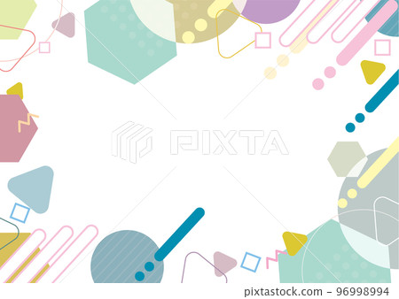 Geometric background frame 96998994