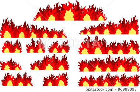Widespread Burning Fire Burning Flames 96999095