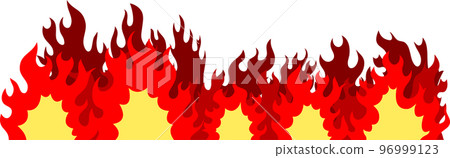 Widespread Burning Fire Burning Flames 96999123