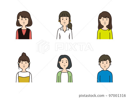 Women's expression icon 97001316