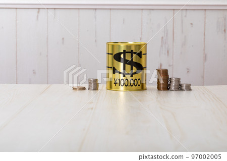 Piggy bank and coins Savings box 97002005