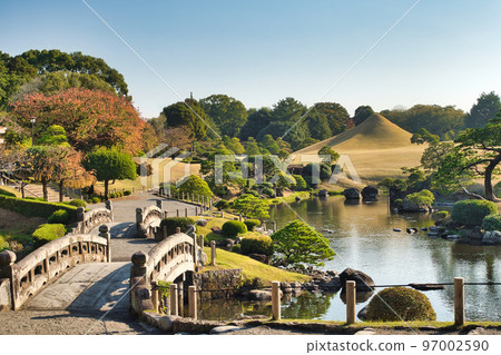 Suizenji Jojuen Garden (Suizenji Park), Daimyo Garden, Japanese Garden (Tourist spot in Kumamoto City, Kumamoto Prefecture) Suizenji Jojuen Garden (Suizenji Park), Daimyo Garden, Japanese Garden (Tourist spot in Kumamoto City, Kumamoto Prefecture) 97002590