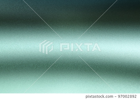 Green curved steel wall, Green metal sheet , abstract texture background 97002892