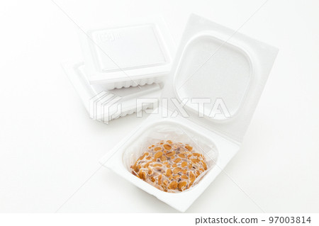 Packed natto white bag Packed natto white bag 97003814