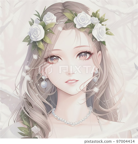 A beautiful woman clipart 97004414