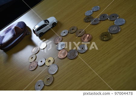 Money pinch emergency (SOS), coin purse, toy car 97004478