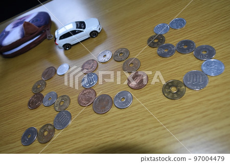 Money pinch emergency (SOS), coin purse, toy car 97004479