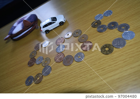 Money pinch emergency (SOS), coin purse, toy car 97004480