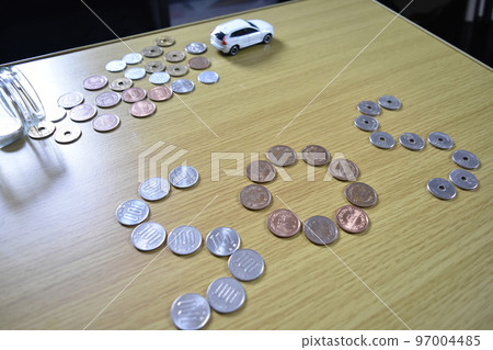 Money pinch emergency (SOS), coin purse, toy car 97004485