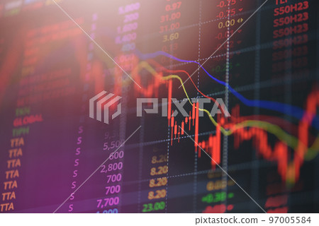 Stock market graph chart - stock exchange trading analysis investment financial display stock crisis crash down and grow up trand profits financial or forex graph stock market digital graph business Stock market graph chart - stock exchange trading analysis investment financial display stock crisis crash down and grow up trand profits financial or forex graph stock market digital graph business 97005584