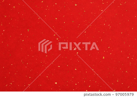 Red Japanese paper with gold dust and gold leaf Red Japanese paper with gold dust and gold leaf 97005979