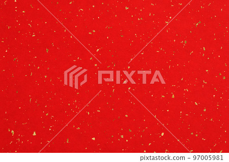 Red Japanese paper with gold dust and gold leaf Red Japanese paper with gold dust and gold leaf 97005981
