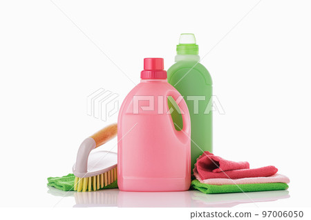 Household Cleaner tools and sundry items Spring cleaning kitchen, bathroom and other rooms. on white. Cleaning and janitorial service concept. Green and red. detergents and dusters mops Household Cleaner tools and sundry items Spring cleaning kitchen, bathroom and other rooms. on white. Cleaning and janitorial service concept. Green and red. detergents and dusters mops 97006050