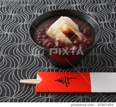 Zenzai with Mochi New Year Zenzai with Mochi New Year 97007404