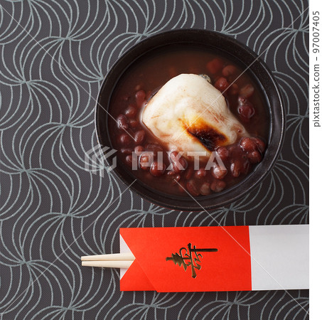 Zenzai with Mochi New Year Zenzai with Mochi New Year 97007405