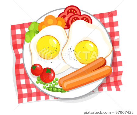 Breakfast concept vector illustration graphic design 97007423