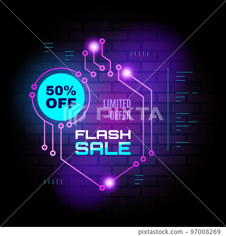 Promotional sale banner template design Promotional sale banner template design 97008269