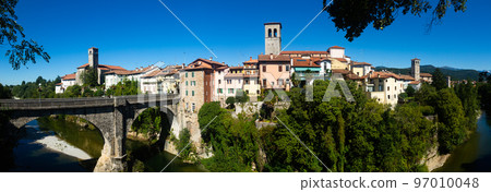 Cividale del Friuli with Ponte del Diavolo, Italy 97010048