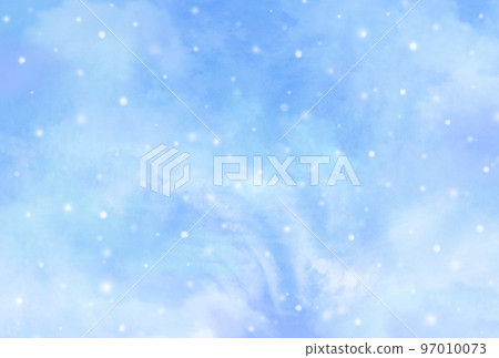 Fantastic blue snow scene Fantastic blue snow scene 97010073