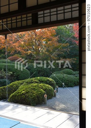 Autumn leaves in full bloom, Jozanen in autumn, Shisenkaku 97010623