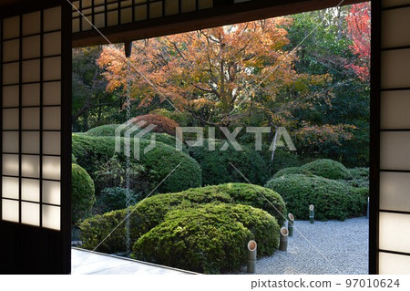 Autumn leaves in full bloom, Jozanen in autumn, Shisenkaku 97010624