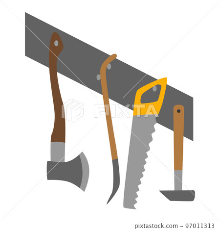 Storeroom icon or household equipment. Must have symbol. Vector illustration in flat style Storeroom icon or household equipment. Must have symbol. Vector illustration in flat style 97011313