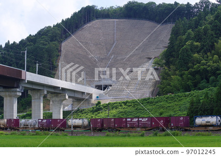 Hokuriku Shinkansen Extension Work Wakimoto Tunnel Minami Echizen Town July 2022 Hokuriku Shinkansen Extension Work Wakimoto Tunnel Minami Echizen Town July 2022 97012245